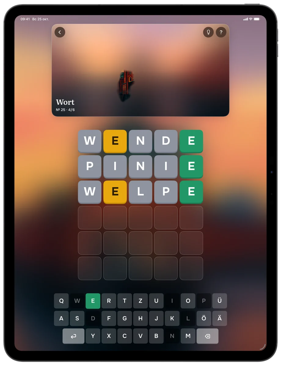 Wort — Letriko (iPad)